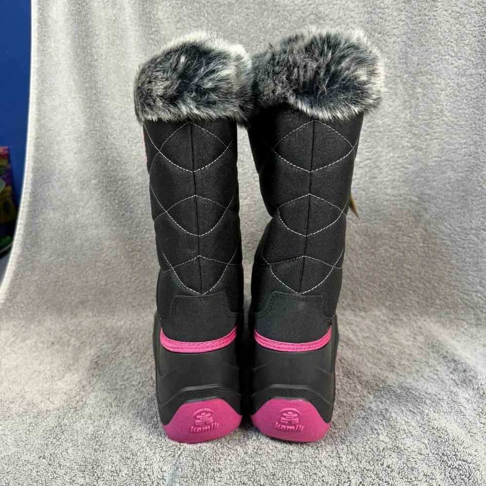 Kamik SNOWANGEL BLK & ROSE Sz 6‎ Women's